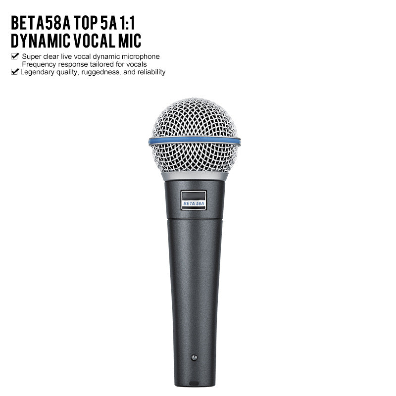 Shure Beta 58a Dinâmico Vocal Microfone