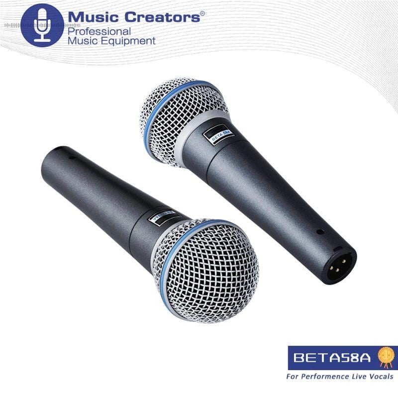 Shure Beta 58a Dinâmico Vocal Microfone