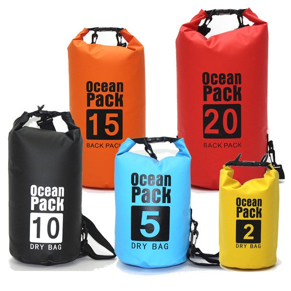 Saco Mochila Bolsa À Prova D'água Waterproof Bag 5L 10L 15L 20L - Para Caiaque/Natação/Barco Flutuante