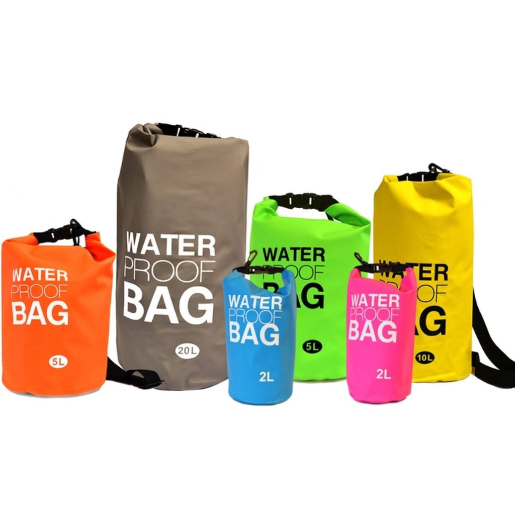 Saco Mochila Bolsa À Prova D'água Waterproof Bag 5L 10L 15L 20L - Para Caiaque/Natação/Barco Flutuante