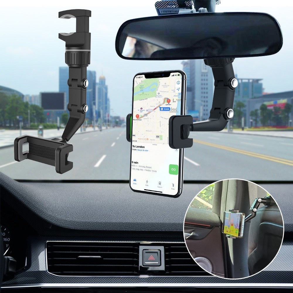 Suporte Multifuncional Carro Espelho Retrovisor e Mesa universal GPS para celular automóvel