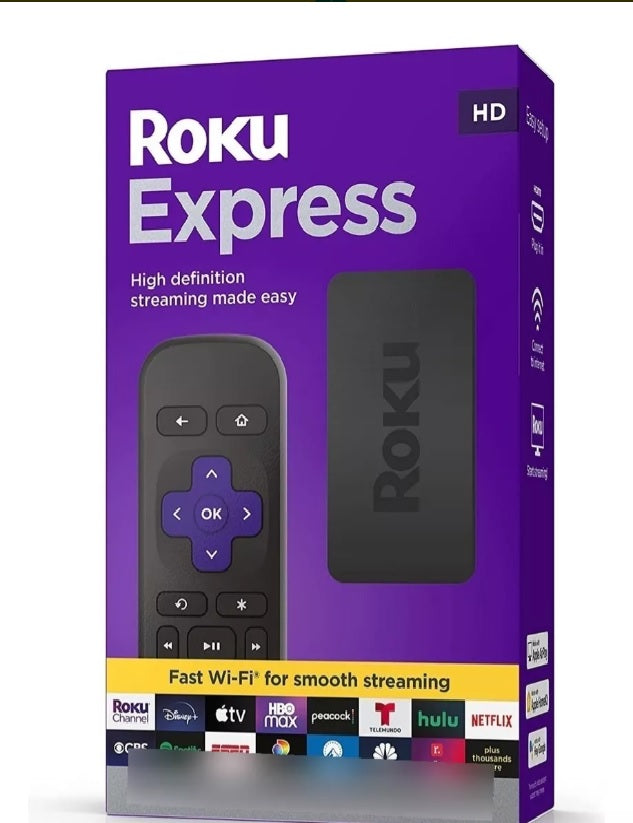 Roku Express 3960 padrão Full HD 128GB preto