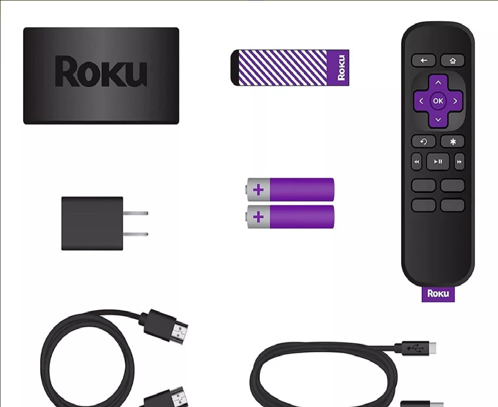 Roku Express 3960 padrão Full HD 128GB preto